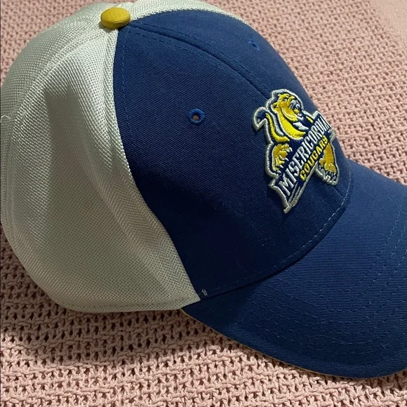 Misericordia Cougars Blue and White Cap - Picture 4 of 6